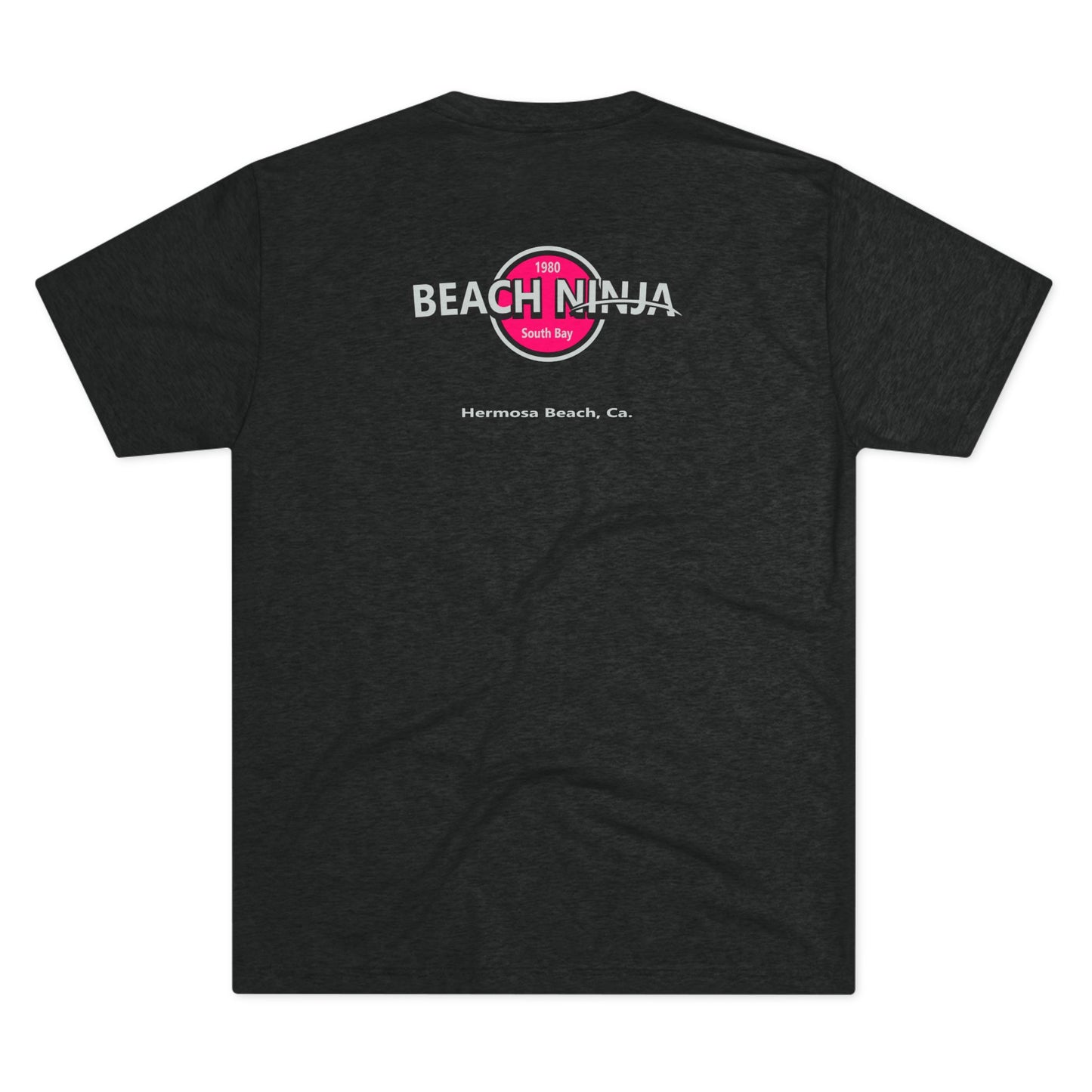 Beach Ninja Tri-Blend Crew Tee - Hermosa Beach, CA - Relaxed Summer Vibes